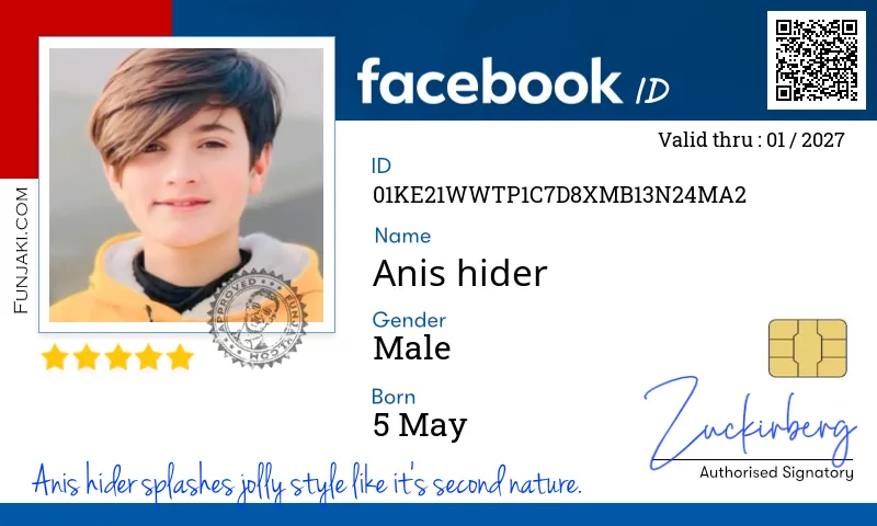 Facebook ID Card