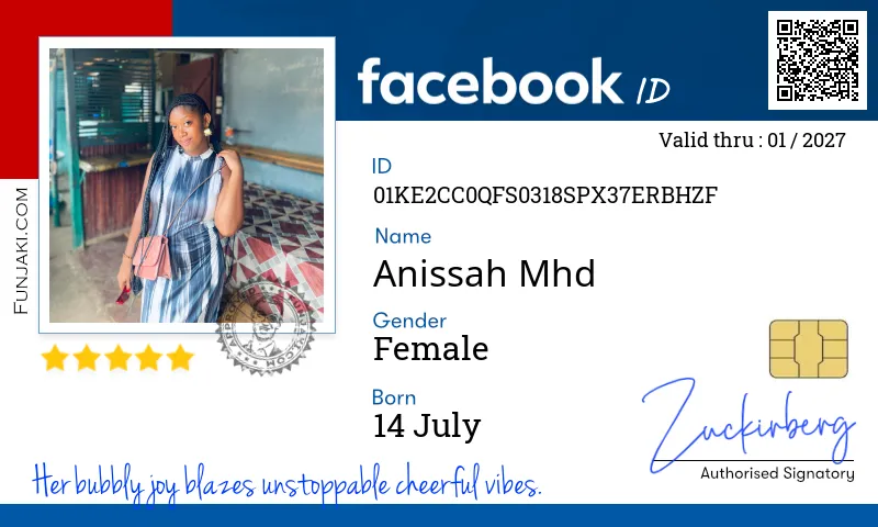 Facebook ID Card