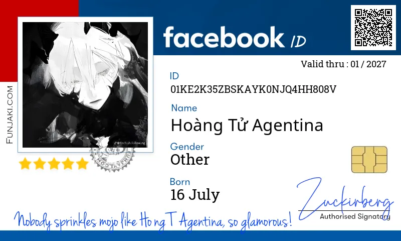 Facebook ID Card