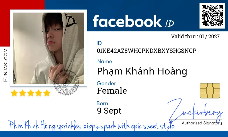 Facebook ID Card