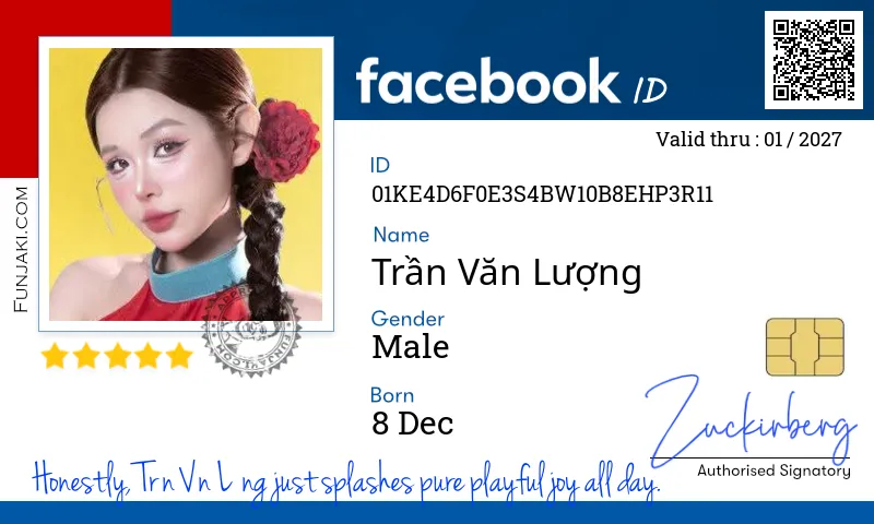 Facebook ID Card