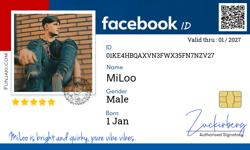 Facebook ID Card