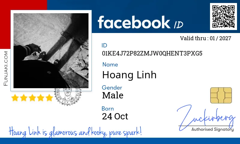 Facebook ID Card