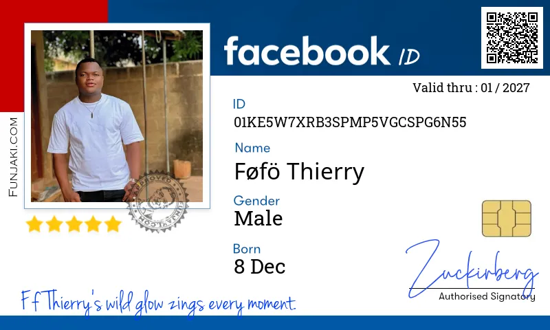 Facebook ID Card
