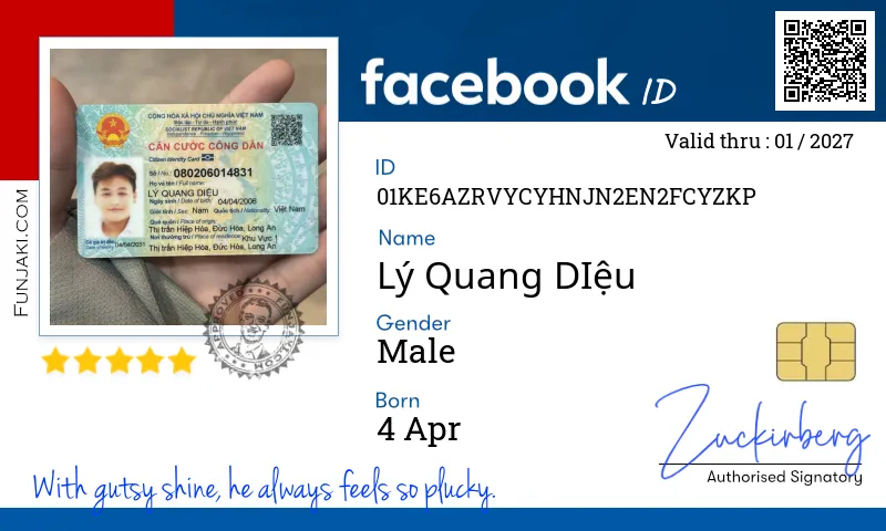 Facebook ID Card