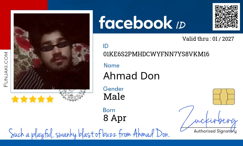 Facebook ID Card