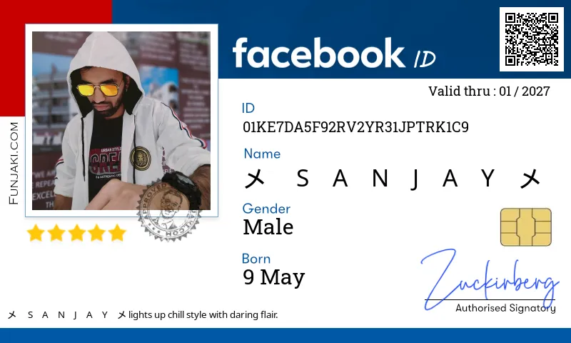 Facebook ID Card