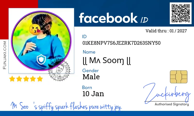 Facebook ID Card