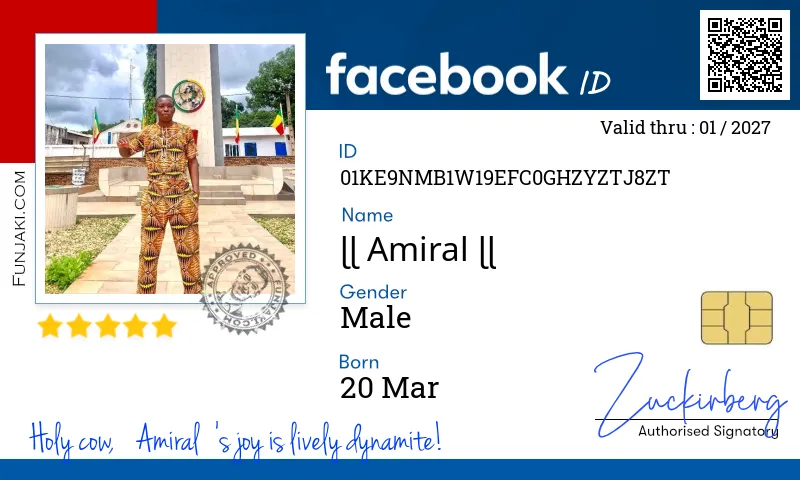 Facebook ID Card