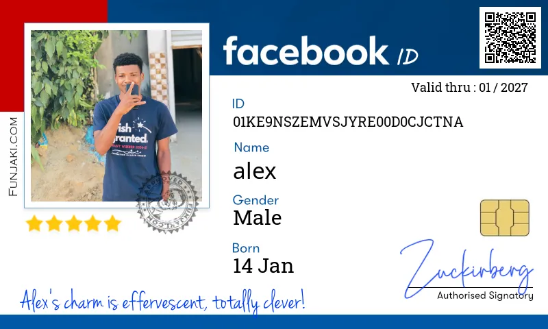 Facebook ID Card