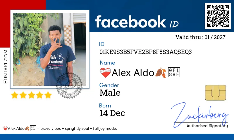 Facebook ID Card