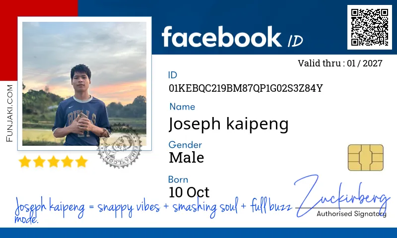 Facebook ID Card