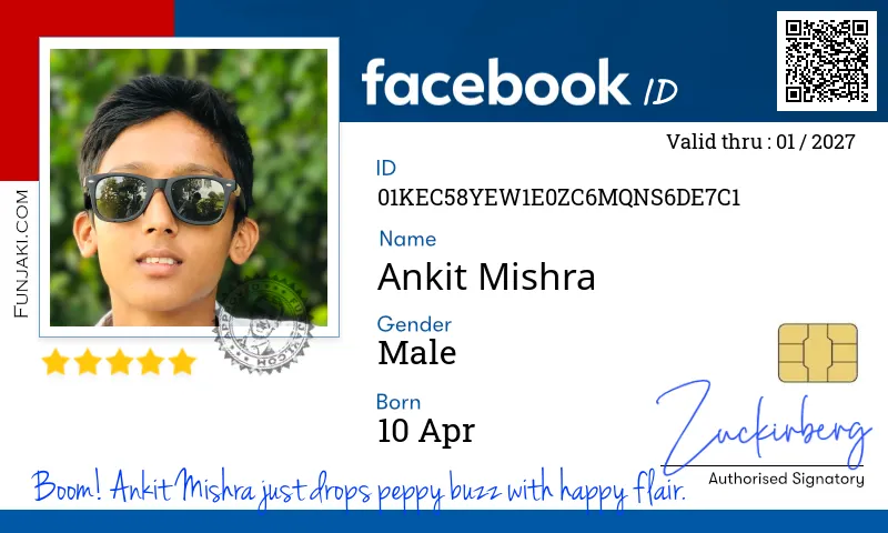 Facebook ID Card