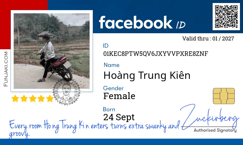 Facebook ID Card