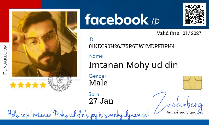 Facebook ID Card