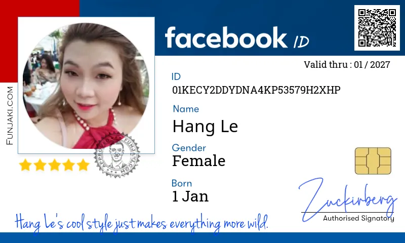 Facebook ID Card