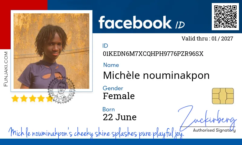 Facebook ID Card
