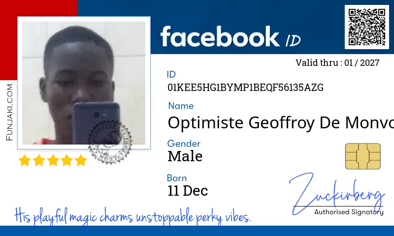 Facebook ID Card