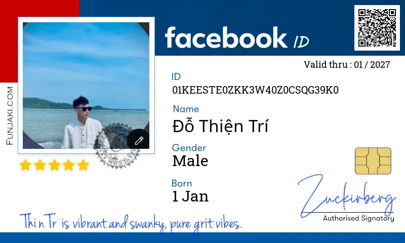 Facebook ID Card