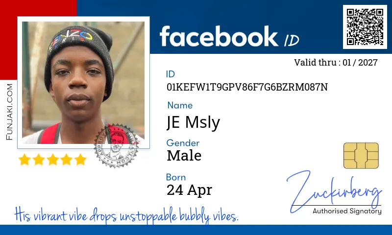 Facebook ID Card