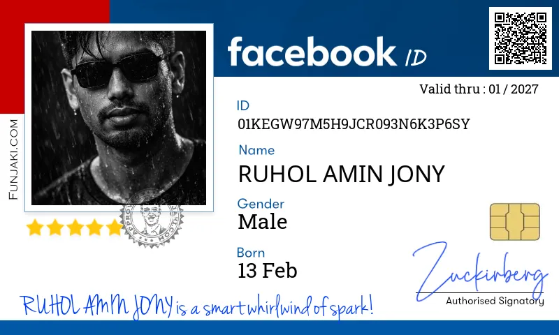 Facebook ID Card