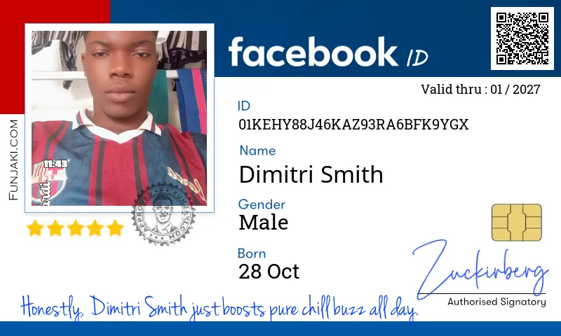 Facebook ID Card
