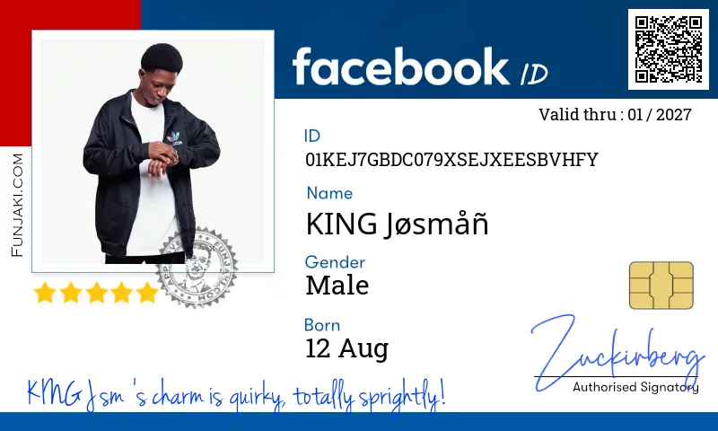 Facebook ID Card