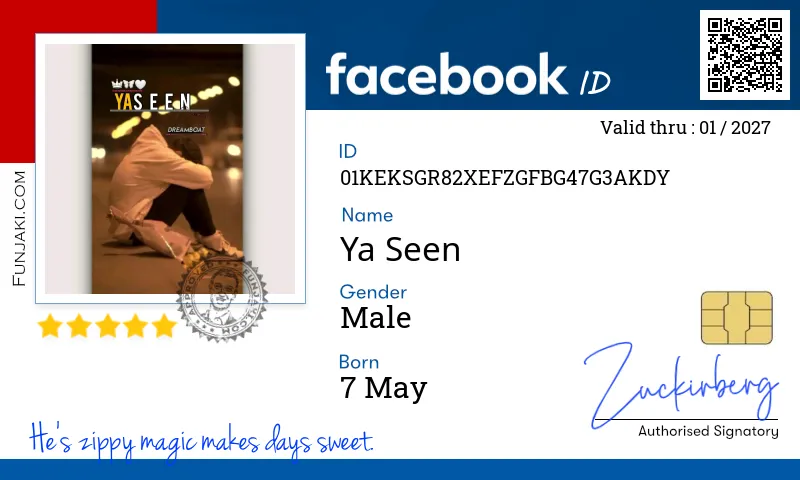 Facebook ID Card