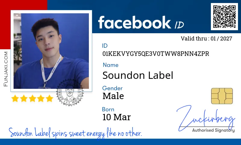 Facebook ID Card
