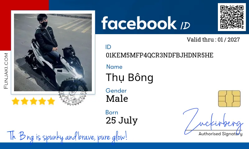 Facebook ID Card