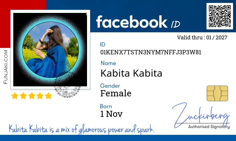 Facebook ID Card