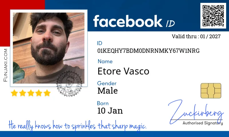 Facebook ID Card