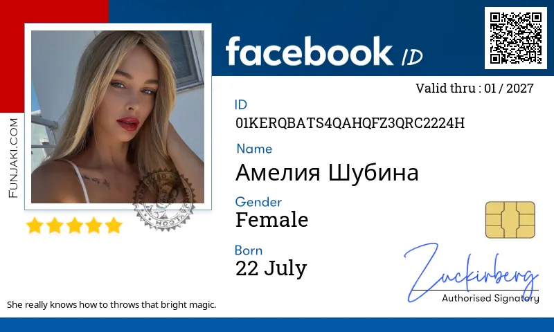 Facebook ID Card