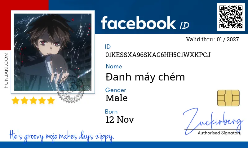 Facebook ID Card