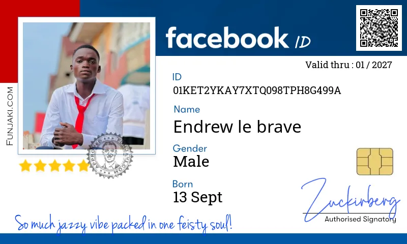 Facebook ID Card