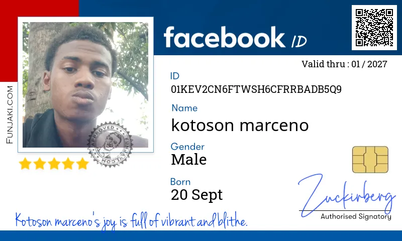Facebook ID Card