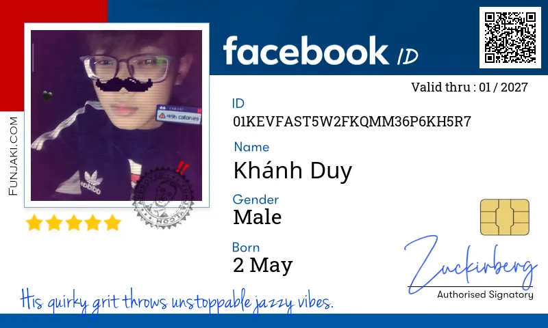 Facebook ID Card