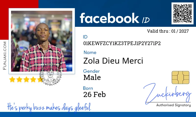 Facebook ID Card