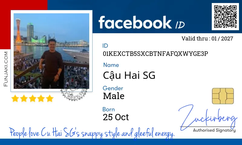 Facebook ID Card