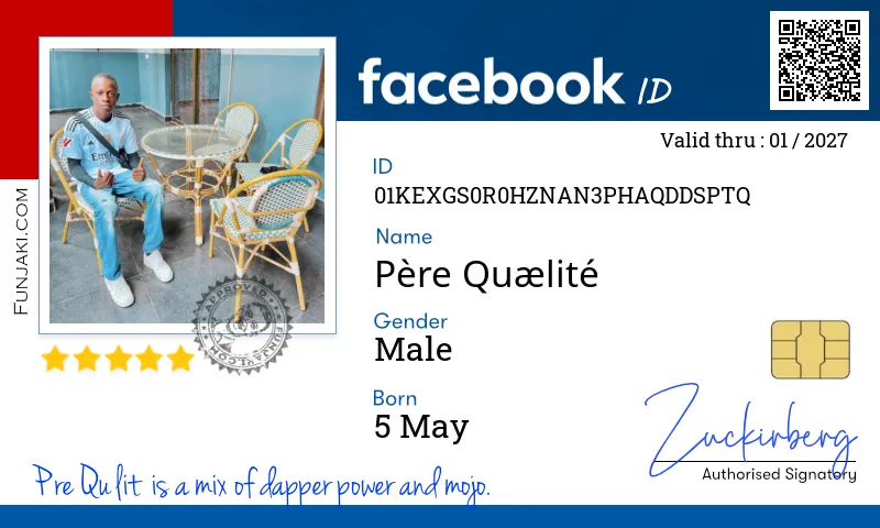 Facebook ID Card
