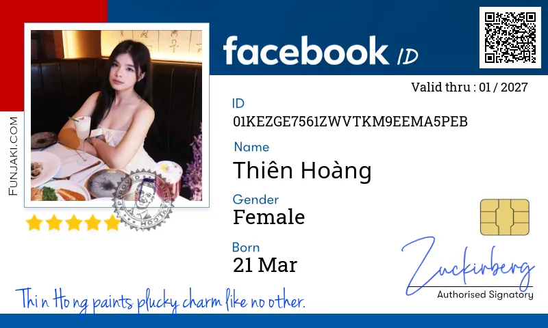 Facebook ID Card