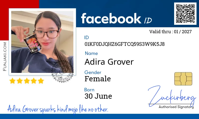 Facebook ID Card