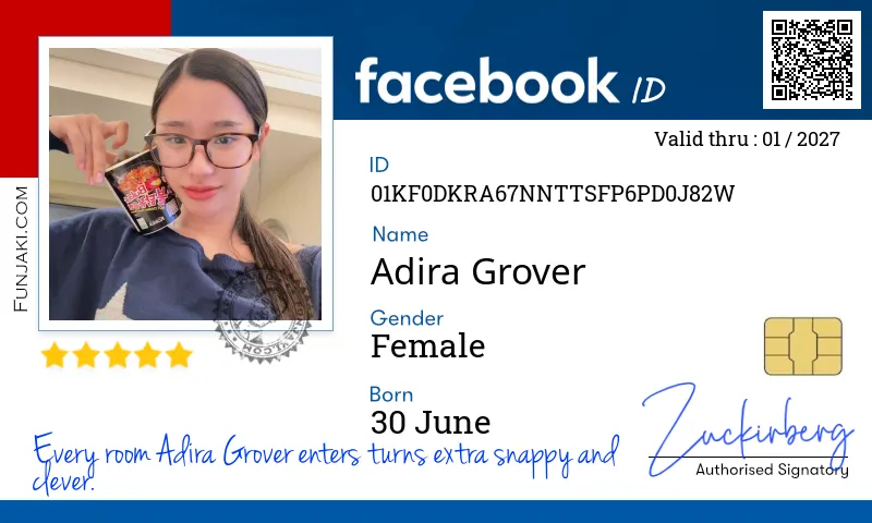 Facebook ID Card