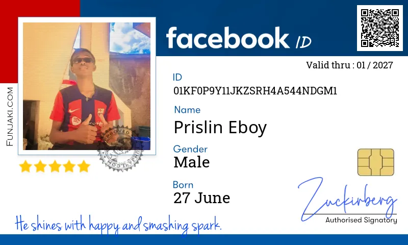 Facebook ID Card