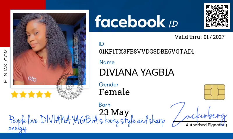 Facebook ID Card