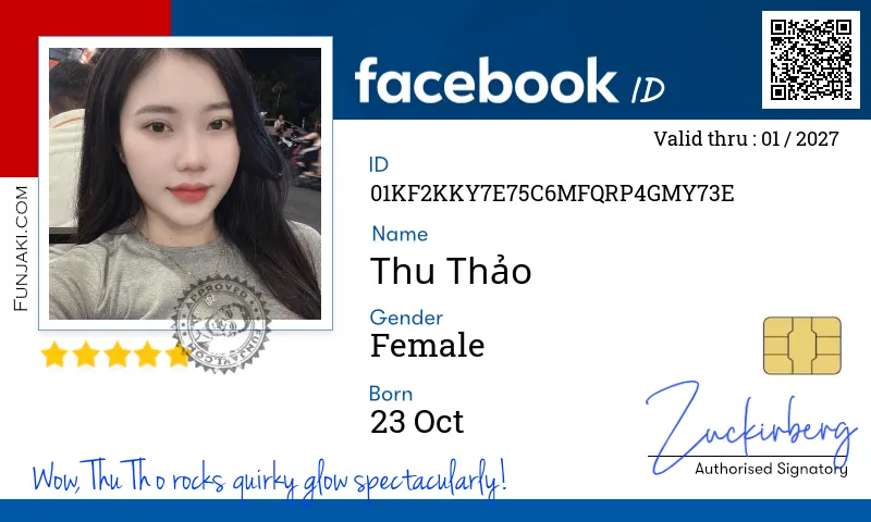 Facebook ID Card