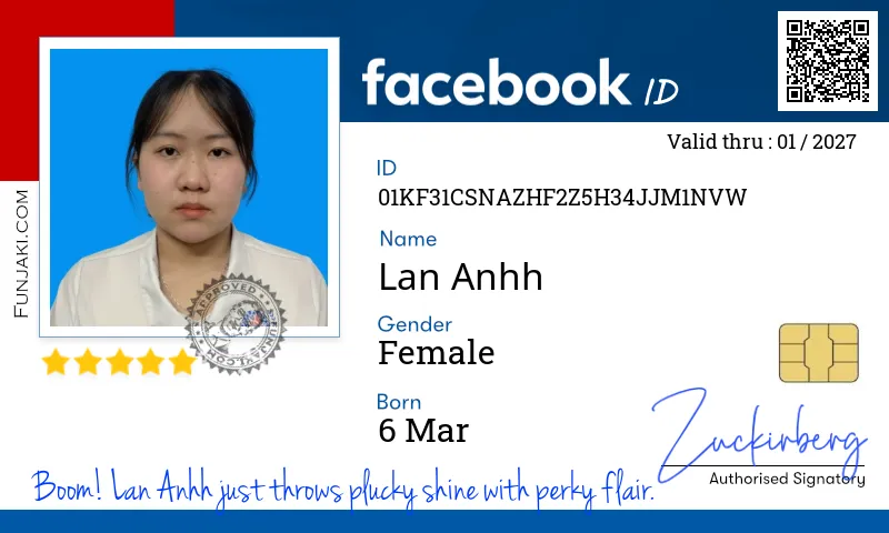 Facebook ID Card