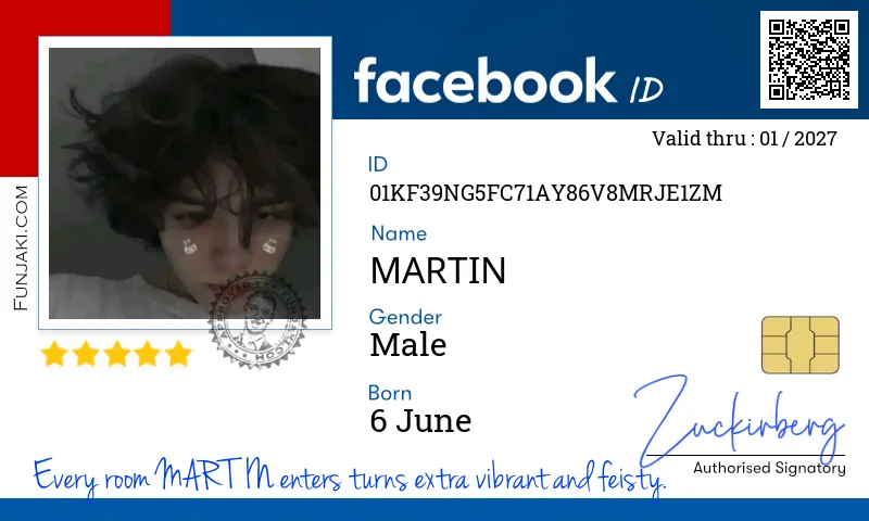 Facebook ID Card