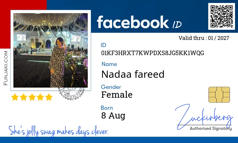 Facebook ID Card