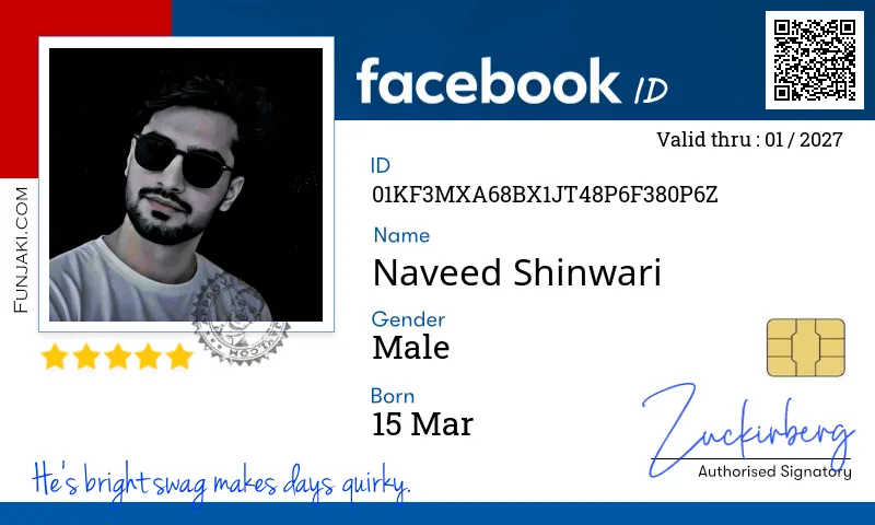 Facebook ID Card